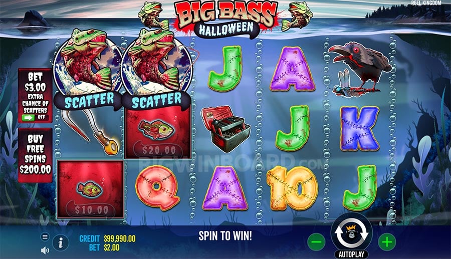 aperçus effrayants du jeu Big Bass