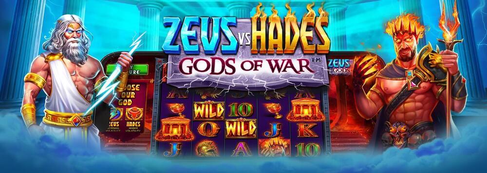 revisão do slot mitológico Zeus vs Hades