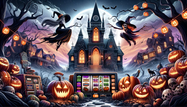 Strašidelné hracie automaty na Halloween