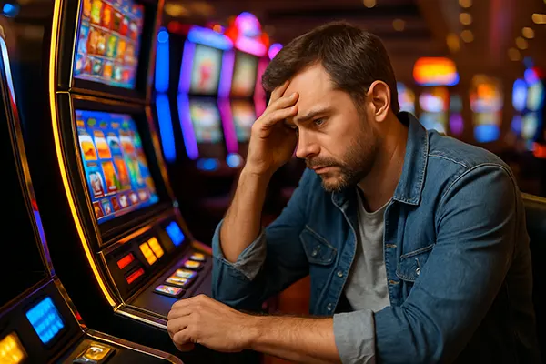 Emoción en sesión de apuestas